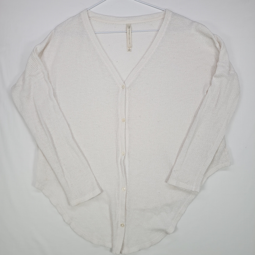 The Group Babaton Button-Down Knit Cardigan Top